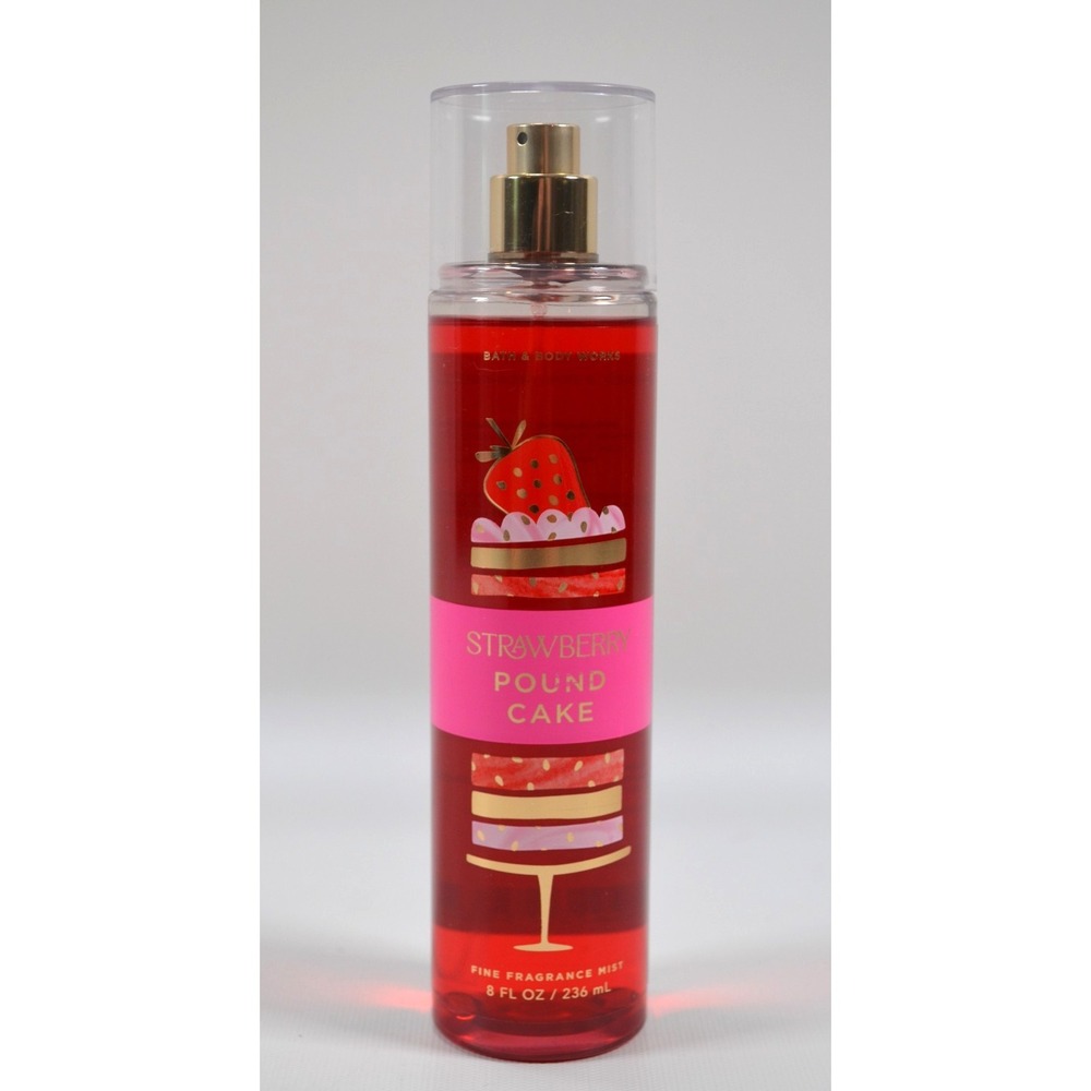 Bath & Body Works  STRAWBERRY POUND CAKE Fine Fragrance Mist 8 fl oz‎ New